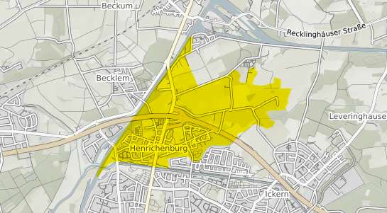 Immobilienpreisekarte Castrop Rauxel Henrichenburg
